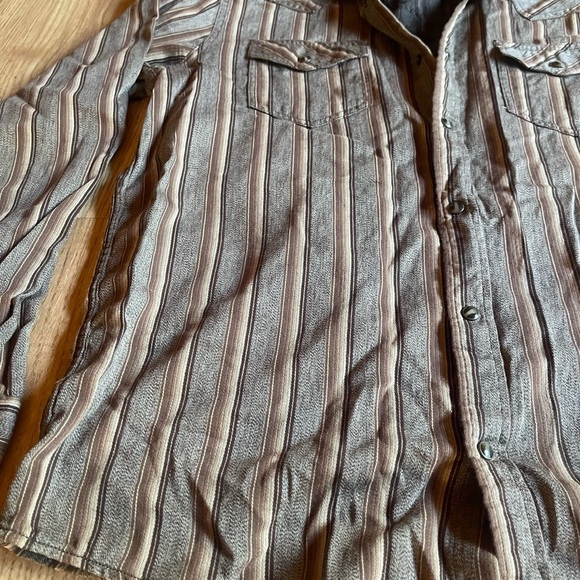 Cody James Men's Casual Striped Button Up Shirt - Picture 2 of 5